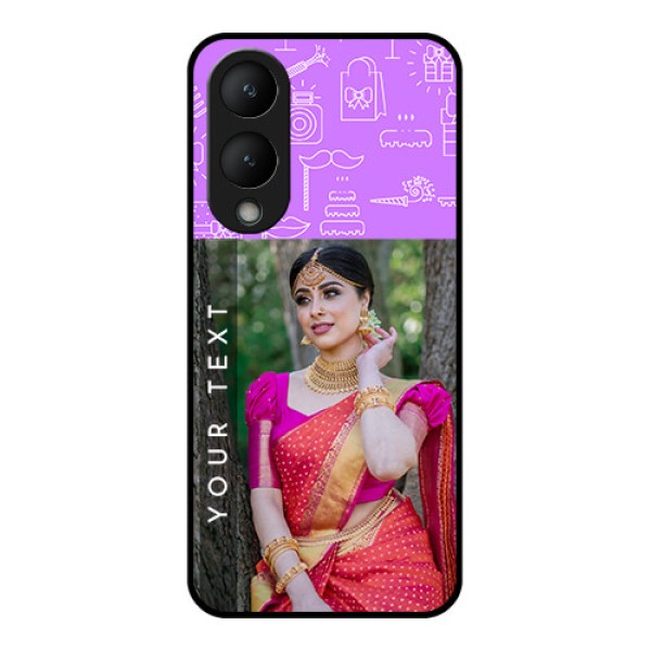 Vivo Y28 5G Custom Glass Phone Case - Birthday Icons Design Vivo Y28 5G Custom Glass Phone Case - Birthday Icons Design