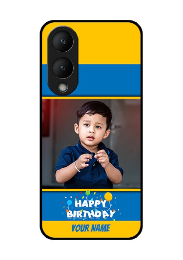 Vivo Y28 5G Custom Glass Phone Case - Birthday Wishes Design
