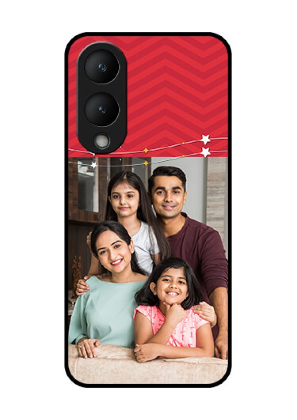 Vivo Y28 5G Custom Glass Phone Case - Happy Family Design