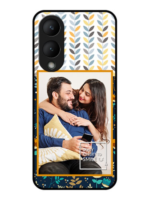 Custom Vivo Y28 5G Custom Glass Phone Case - Pattern Design