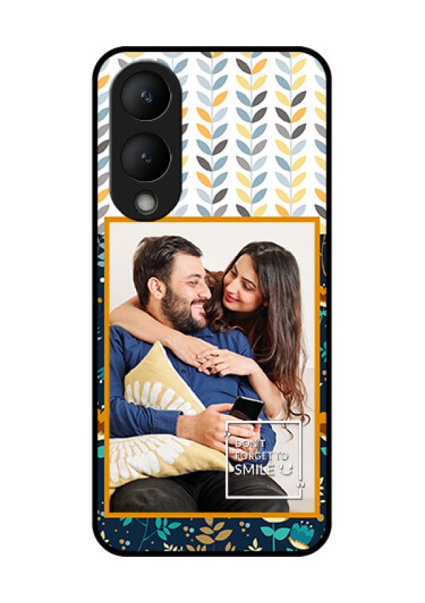 Vivo Y28 5G Custom Glass Phone Case - Pattern Design