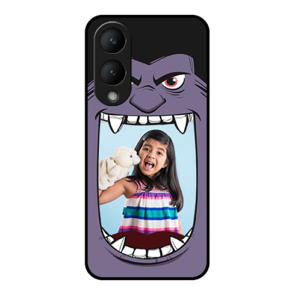 Vivo Y28 5G Custom Glass Phone Case - Angry Monster Design