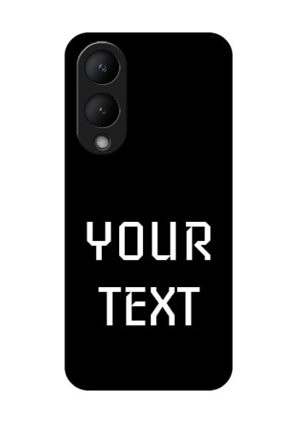 Vivo Y28 5G Custom Glass Phone Case - Your Name Design