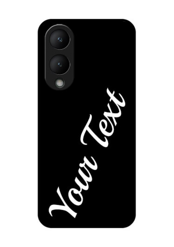 Vivo Y28 5G Custom Glass Phone Case - With Your Name Design
