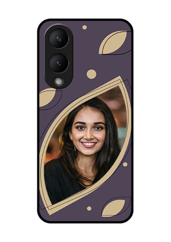 Vivo Y28 5G Custom Glass Phone Case - Falling Leaf Design