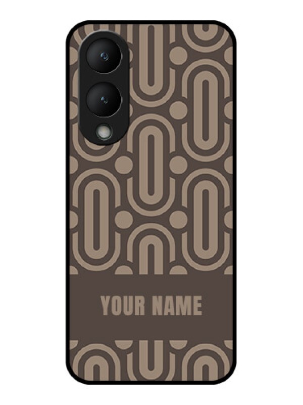 Custom Vivo Y28 5G Custom Glass Phone Case - Captivating Zero Pattern Design