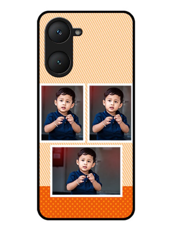 Custom Vivo Y28e 5G Custom Glass Phone Case - Bulk Photos Upload Design