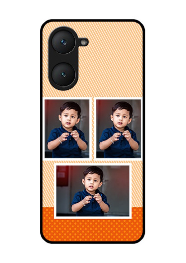 Vivo Y28e 5G Custom Glass Phone Case - Bulk Photos Upload Design
