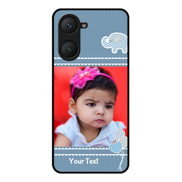 Vivo Y28e 5G Custom Glass Phone Case - With Kids Pattern Design