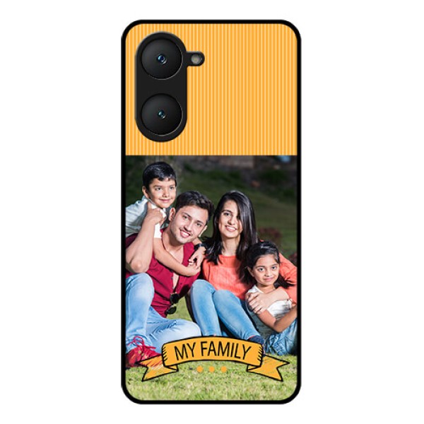 Vivo Y28e 5G Custom Glass Phone Case - My Family Design