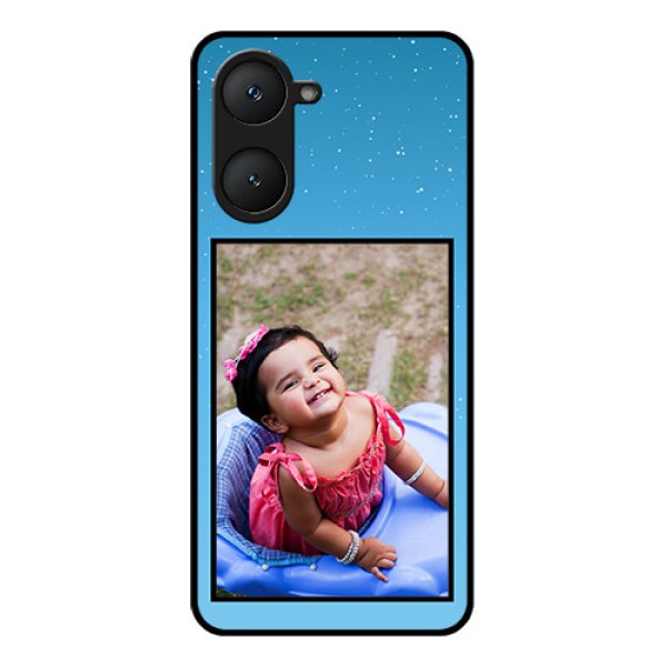Vivo Y28e 5G Custom Glass Phone Case - Wave Pattern Colorful Design