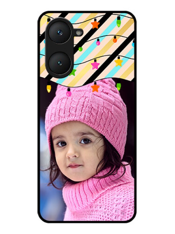 Custom Vivo Y28e 5G Custom Glass Phone Case - Lights Hanging Design