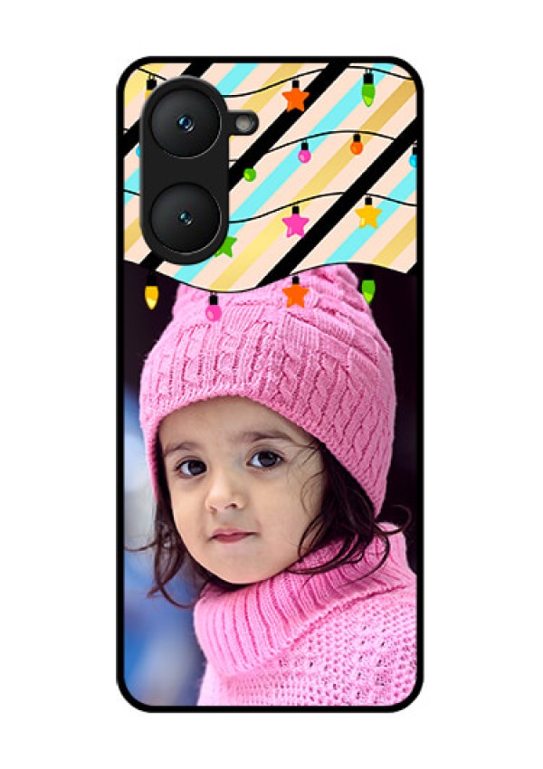 Vivo Y28e 5G Custom Glass Phone Case - Lights Hanging Design