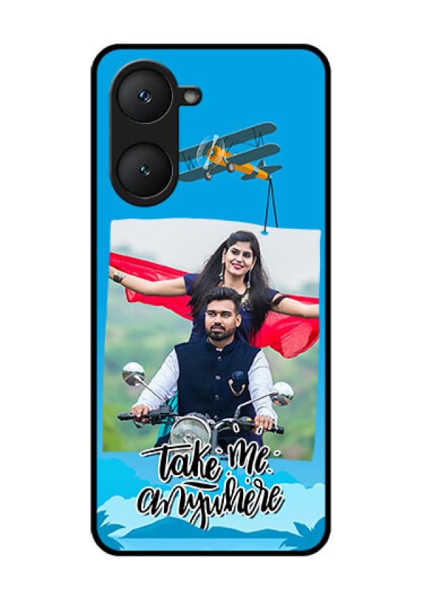 Vivo Y28e 5G Custom Glass Phone Case - Traveller Design