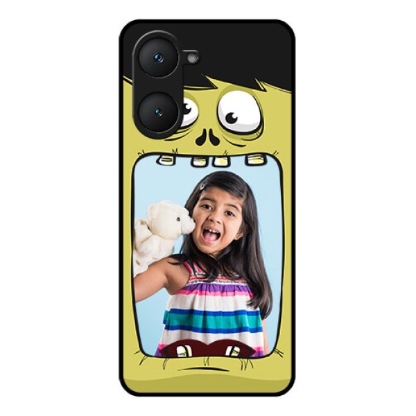 Vivo Y28e 5G Custom Glass Phone Case - Cartoon Monster Back Case Design Vivo Y28e 5G Custom Glass Phone Case - Cartoon Monster Back Case Design