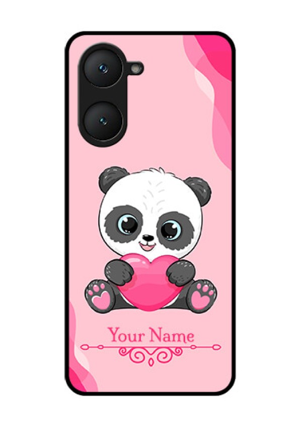 Vivo Y28e 5G Custom Glass Phone Case - Cute Panda Design