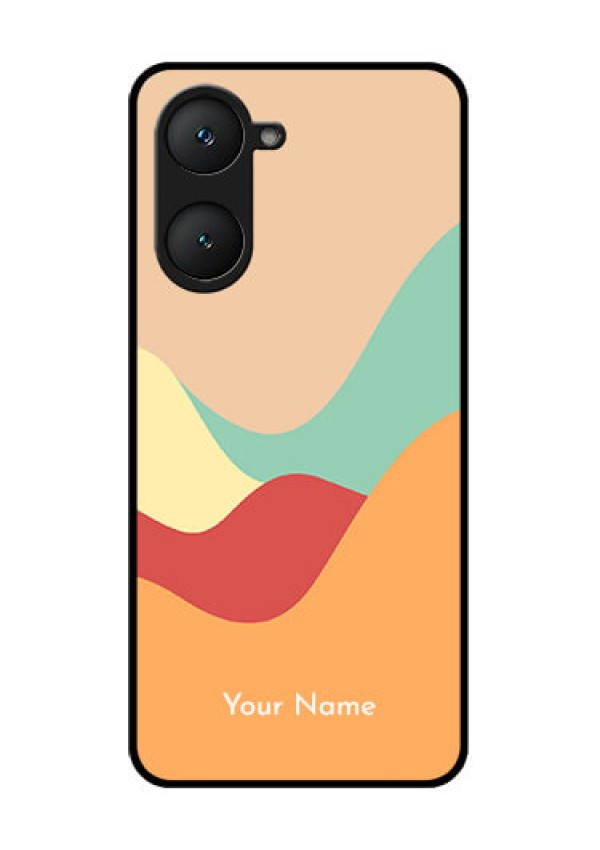 Vivo Y28e 5G Custom Glass Phone Case - Ocean Waves Multi - Colour Design