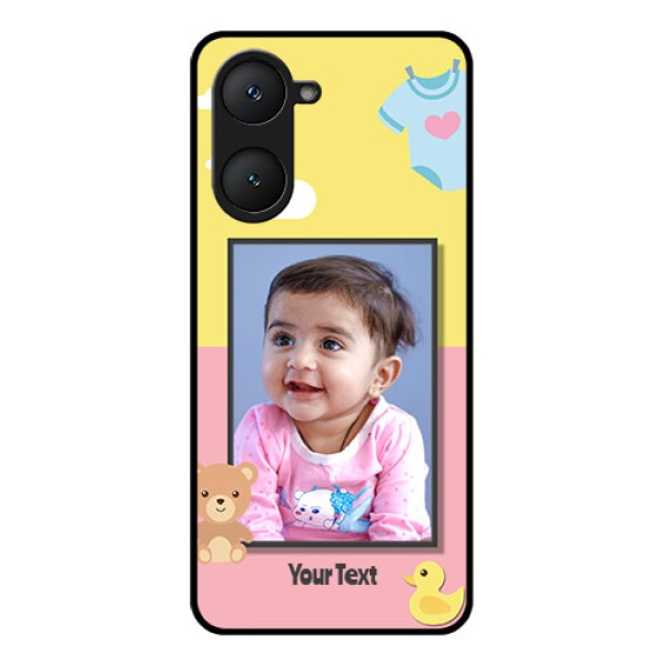 Vivo Y28s 5G Custom Glass Phone Case - Kids 2 Color Design