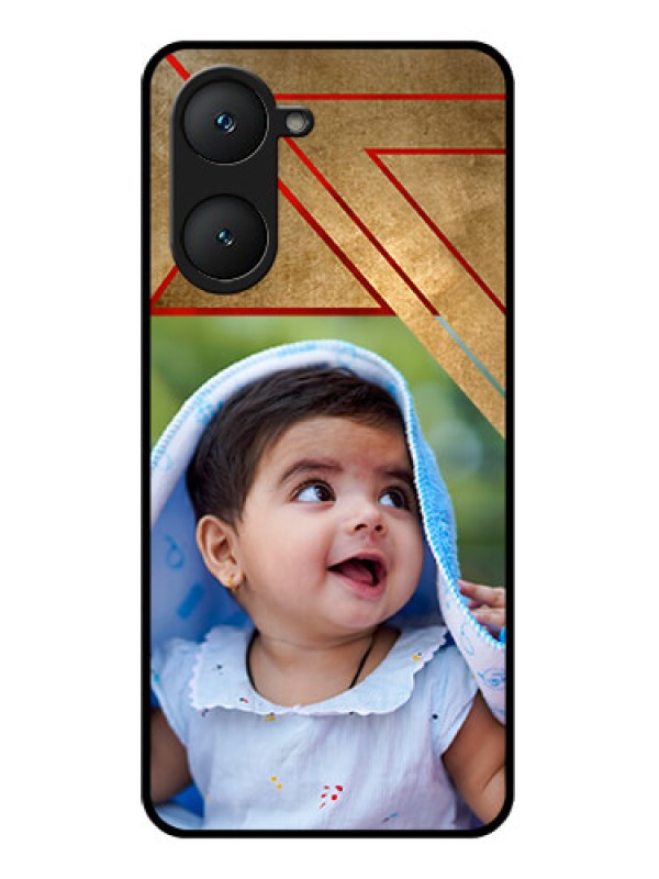 Custom Vivo Y28s 5G Custom Glass Phone Case - Gradient Abstract Texture Design