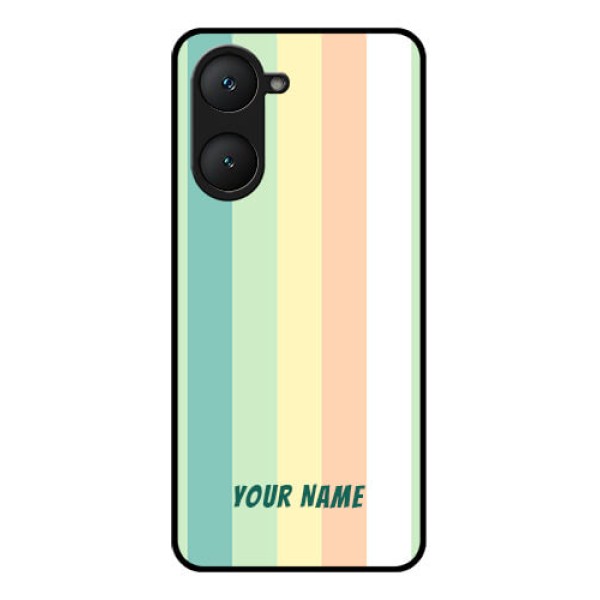 Vivo Y28s 5G Custom Glass Phone Case - Multi - Colour Stripes Design Vivo Y28s 5G Custom Glass Phone Case - Multi - Colour Stripes Design