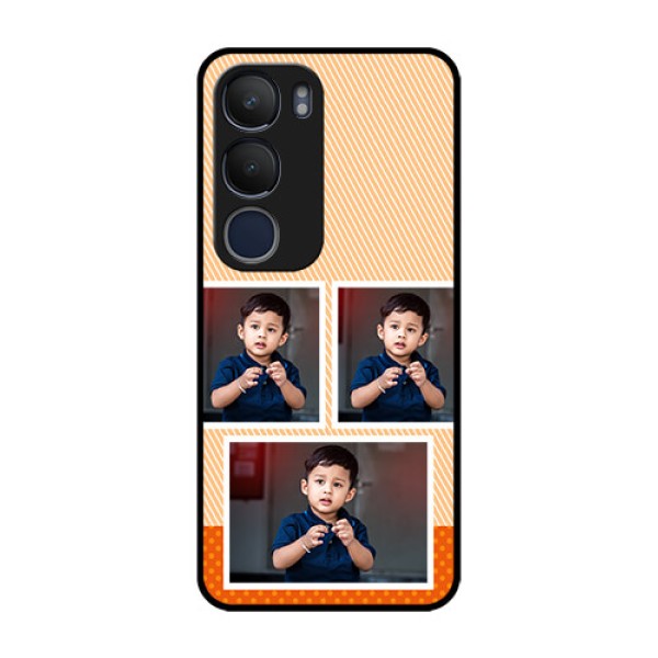 Vivo Y29 5G Custom Glass Phone CaseBulk Photos Upload Design