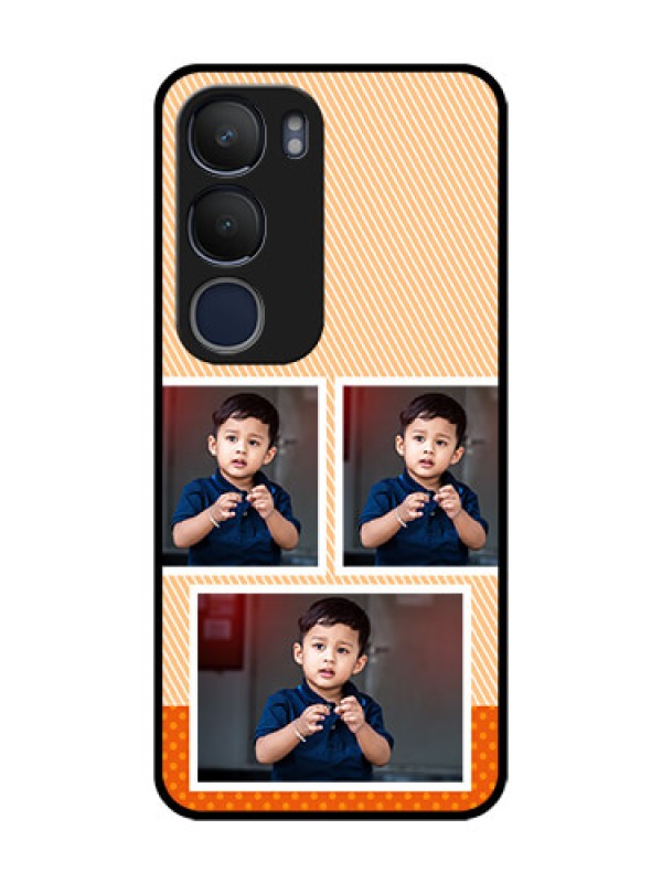 Custom Vivo Y29 5G Custom Glass Phone CaseBulk Photos Upload Design