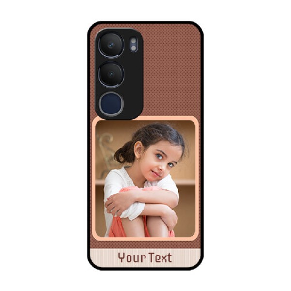 Vivo Y29 5G Custom Glass Phone CaseSimple Pic Upload Design