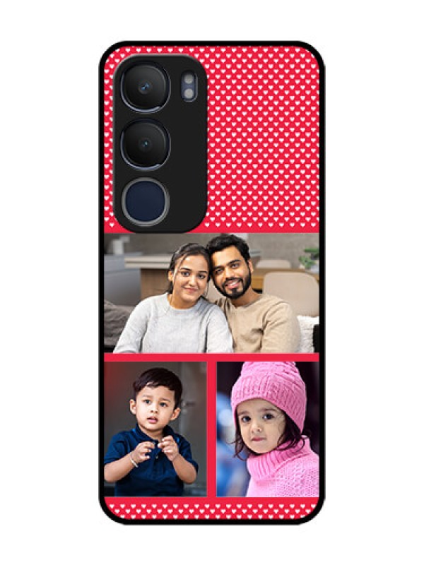 Custom Vivo Y29 5G Custom Glass Phone CaseBulk Photo Upload Design