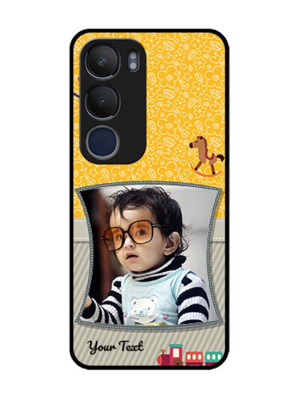 Custom Vivo Y29 5G Custom Glass Phone CaseBaby Picture Upload Design