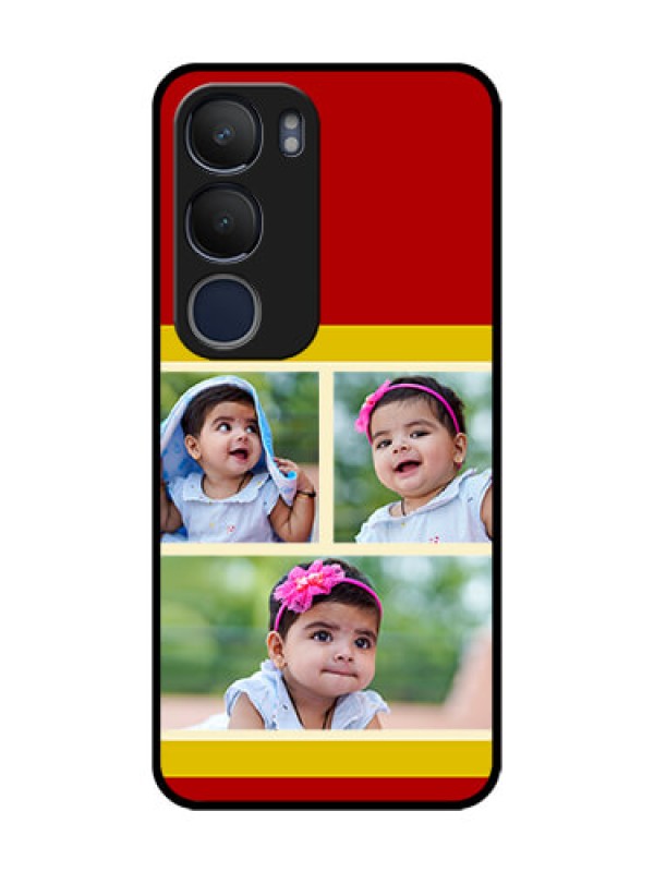 Custom Vivo Y29 5G Custom Glass Phone CaseMultiple Pic Upload Design