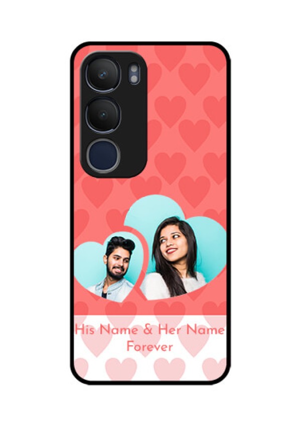 Vivo Y29 5G Custom Glass Phone CaseCouple Pic Upload Design