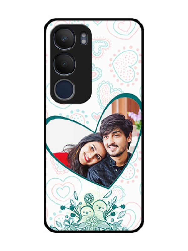 Custom Vivo Y29 5G Custom Glass Phone CasePremium Couple Design
