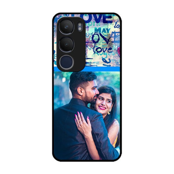 Vivo Y29 5G Custom Glass Phone CaseColorful Love Design