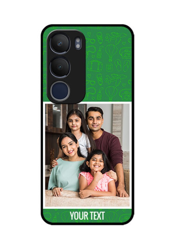 Vivo Y29 5G Custom Glass Phone CasePicture Upload Design