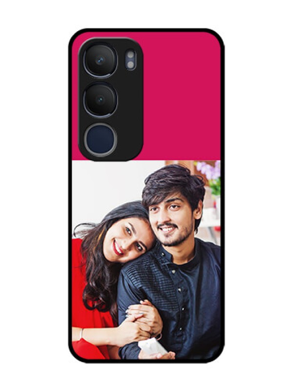 Custom Vivo Y29 5G Custom Glass Phone CaseAnniversary Cover Design