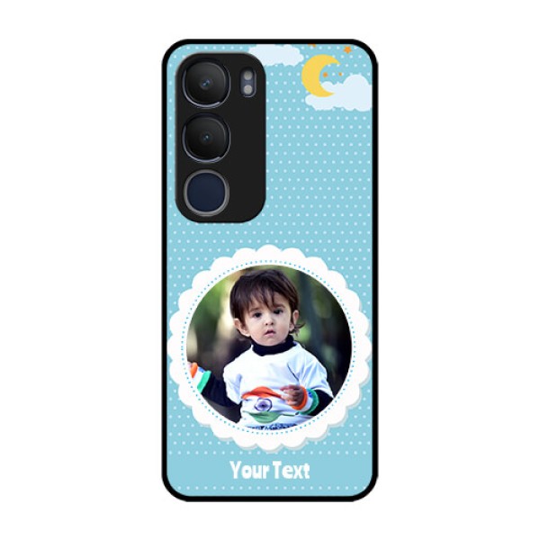 Vivo Y29 5G Custom Glass Phone CaseViolet Pattern Design