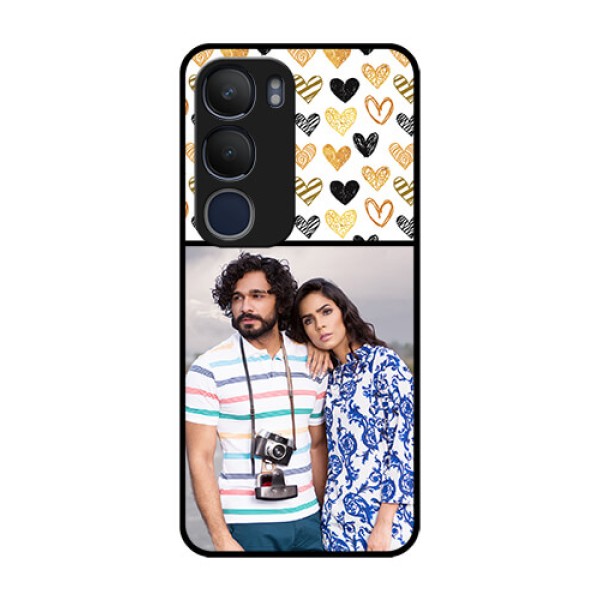 Vivo Y29 5G Custom Glass Phone CaseLove Symbol Design
