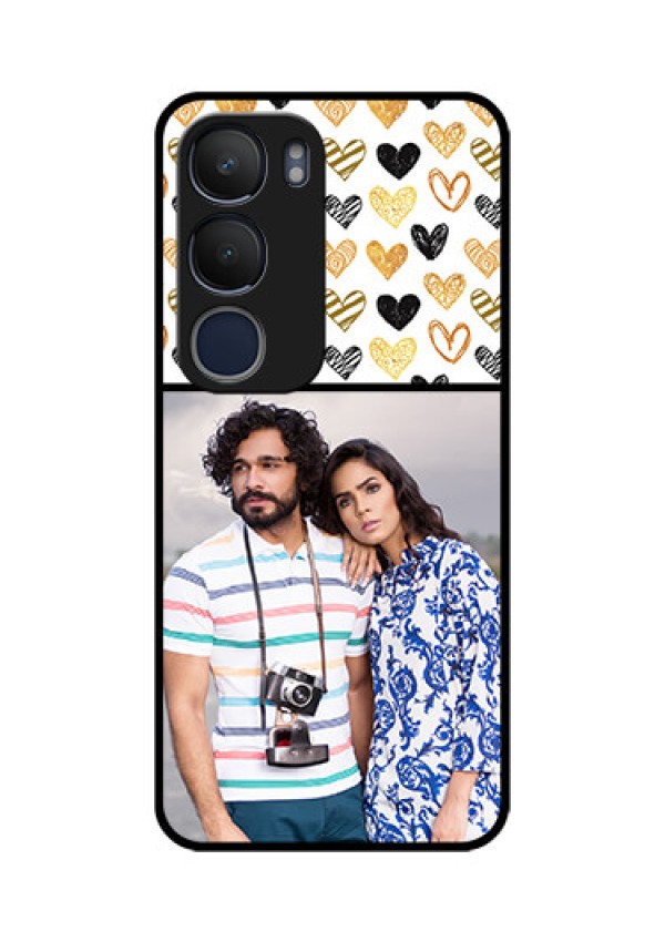 Vivo Y29 5G Custom Glass Phone CaseLove Symbol Design