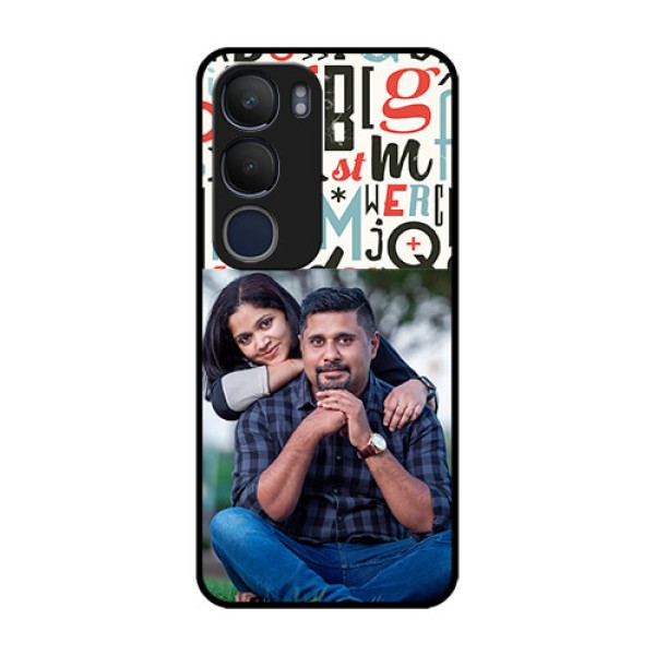 Vivo Y29 5G Custom Glass Phone CaseAlphabet Design