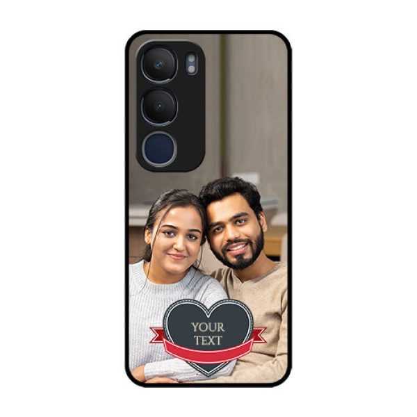 Vivo Y29 5G Custom Glass Phone CaseJust Married Couple Design