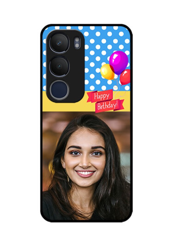 Vivo Y29 5G Custom Glass Phone CaseHappy Birthday Design