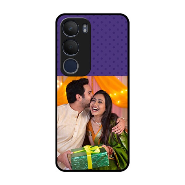 Vivo Y29 5G Custom Glass Phone CaseViolet Colored Pattern Design Vivo Y29 5G Custom Glass Phone CaseViolet Colored Pattern Design