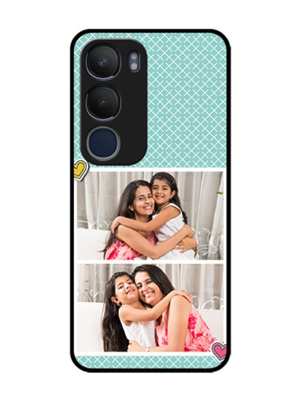 Custom Vivo Y29 5G Custom Glass Phone Case2 Image Holder With Pattern Design