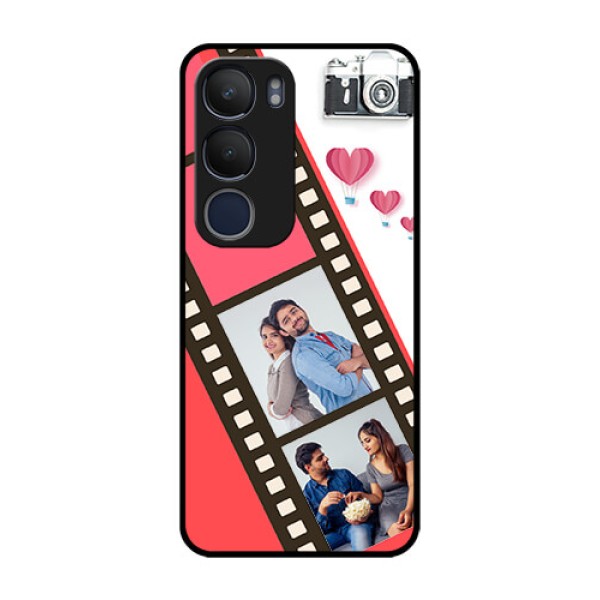 Vivo Y29 5G Custom Glass Phone Case3 Image Holder With Film Reel Vivo Y29 5G Custom Glass Phone Case3 Image Holder With Film Reel