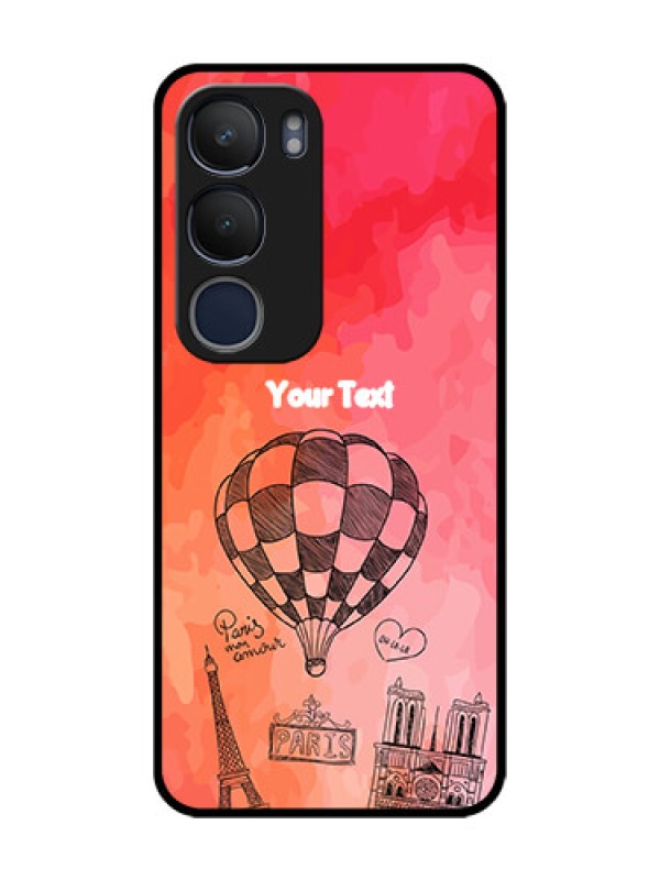 Custom Vivo Y29 5G Custom Glass Phone CaseParis Theme Design