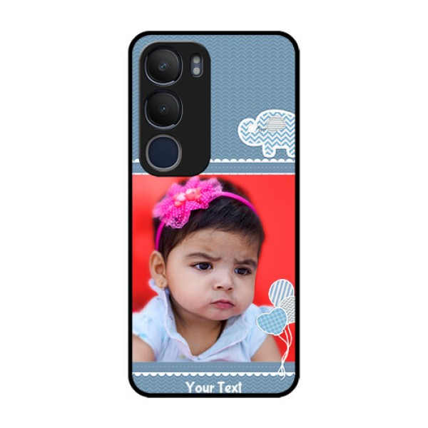 Vivo Y29 5G Custom Glass Phone CaseWith Kids Pattern Design