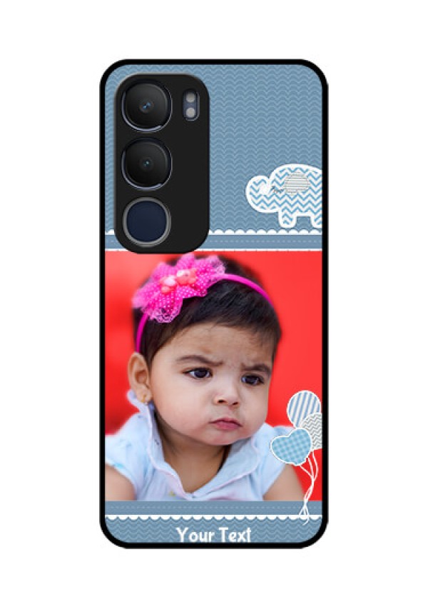 Vivo Y29 5G Custom Glass Phone CaseWith Kids Pattern Design