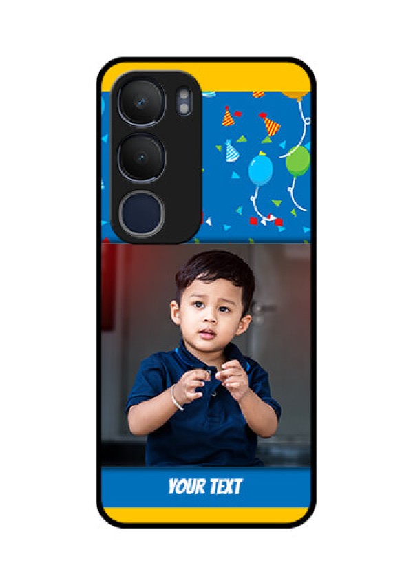 Vivo Y29 5G Custom Glass Phone CaseBirthday Wishes Design