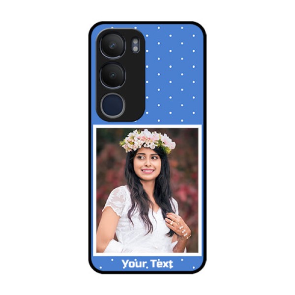 Vivo Y29 5G Custom Glass Phone CasePolka Dots Design