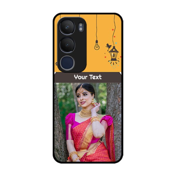 Vivo Y29 5G Custom Glass Phone CaseWith Family Picture And Icons Vivo Y29 5G Custom Glass Phone CaseWith Family Picture And Icons